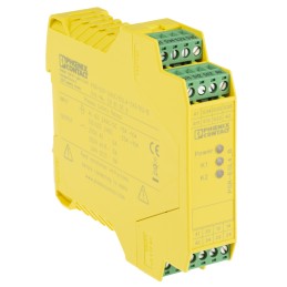 1 pcs - Phoenix Contact Dual-Channel Light Beam/Curtain, Safety Switch/Interlock Safety Relay, 24V ac/dc, 3 Safety Contacts