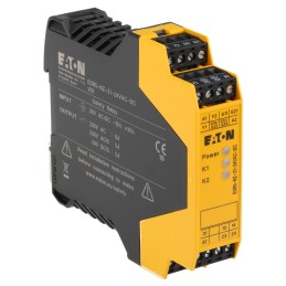 1 pcs - Eaton Dual-Channel Safety Switch/Interlock, Two Hand Control Safety Relay, 24V, 2 Safety Contacts