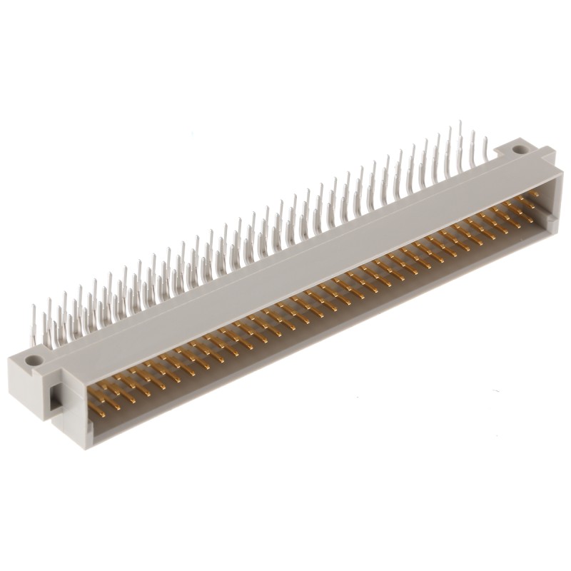 1 pcs - Harting 96 Way 2.54mm Pitch, Type C Class C2, 3 Row, Right Angle DIN 41612 Connector, Plug