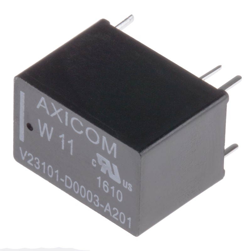 1 pcs - TE Connectivity PCB Mount Signal Relay, 5V dc Coil, 1.25A Switching Current, SPST