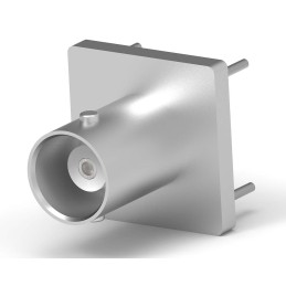 2 pcs - TE Connectivity OEG Series, jack Through Hole BNC Connector, 50Ω, Solder Termination, Straight Body