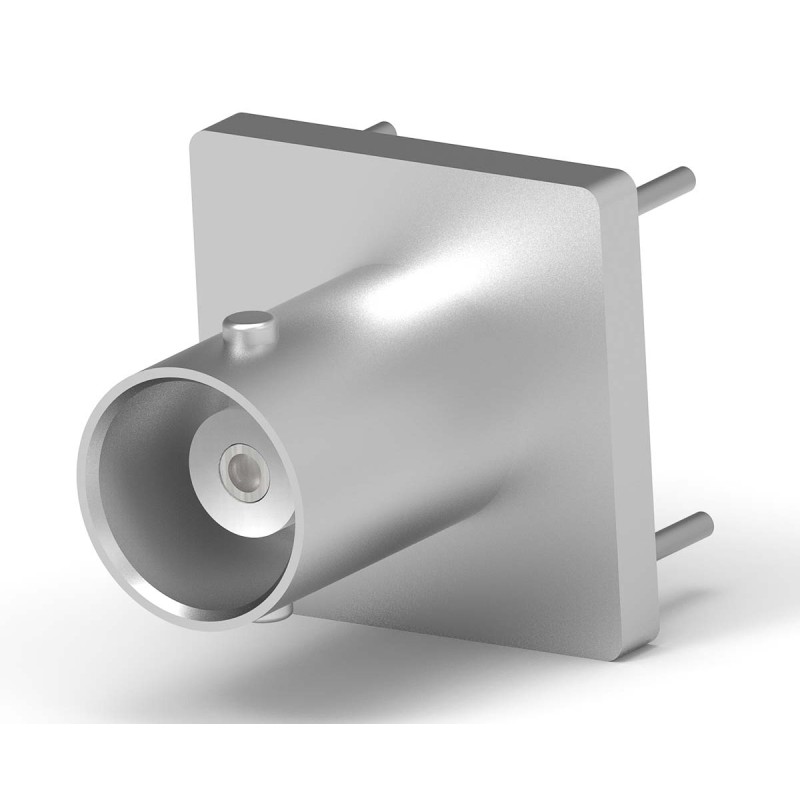 2 pcs - TE Connectivity OEG Series, jack Through Hole BNC Connector, 50Ω, Solder Termination, Straight Body