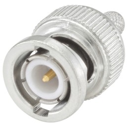 1 pcs - Rosenberger BNC Series, Plug Cable Mount BNC Connector, 50Ω, Crimp Termination, Straight Body
