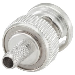 1 pcs - Rosenberger BNC Series, Plug Cable Mount BNC Connector, 50Ω, Crimp Termination, Straight Body