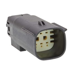 2 pcs - Molex, MX150 Plug 6 Way, Solder Termination