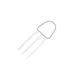 1 pcs : T398E106M016AT - Tantalum Capacitors - Solid Leaded 10/16V TRIPLE LEAD