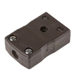 1 pcs - RS PRO In-Line Thermocouple Connector for Use with Type T Thermocouple, Standard Size, IEC Standard