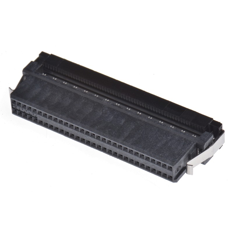 25 pcs - TE Connectivity 60-Way IDC Connector Socket for Cable Mount, 2-Row