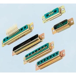 1 pcs - FCT from Molex FM 13 Way Panel Mount D-sub Connector Socket