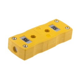 1 pcs - RS PRO In-Line Thermocouple Connector for Use with Type K Thermocouple, Standard Size, IEC Standard