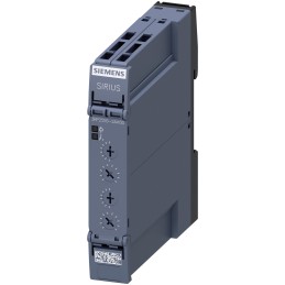 1 pcs - Siemens 3RP25 Series DIN Rail Mount Timer Relay, 12 - 240V ac/dc, 1-Contact, 0.05 s - 100h, 1-Function,