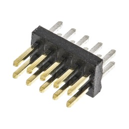 1 pcs - HARWIN Archer M50 Series Straight Through Hole Pin Header, 10 Contact(s), 1.27mm Pitch, 2 Row(s), Unshrouded