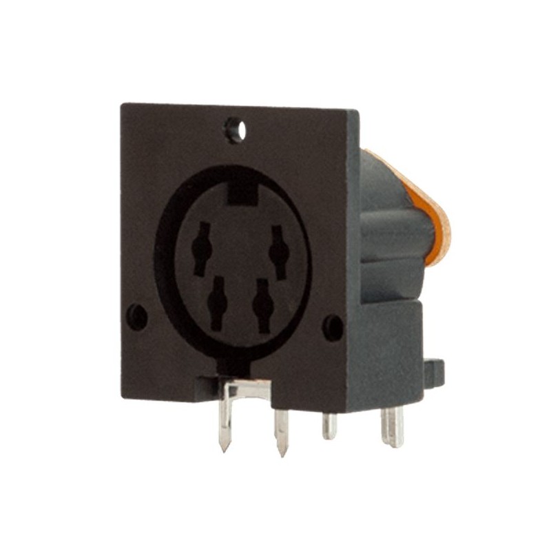 2 pcs - CUI Devices 8 Pole Din, Female, Through Hole