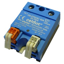 1 pcs - Celduc SO4 Series Solid State Relay, 125 A Load, Panel Mount, 480 V ac Load, 10 V dc Control