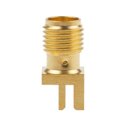 1 pcs - Cinch Connectors SMA Series, jack Edge Mount SMA Connector, 50Ω, Solder Termination, Straight Body