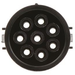 1 pcs - Female Connector Insert 8 Way for use with Mini Buccaneer Connector