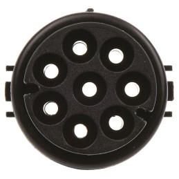 1 pcs - Female Connector Insert 8 Way for use with Mini Buccaneer Connector