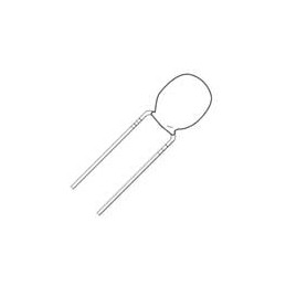 1 pcs : T352C225K035AT - Tantalum Capacitors - Solid Leaded 35V 2.2uF 10%