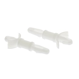 40 pcs - LCBSM-5-01 , 7.9mm High Nylon PCB Support Pillar for 4mm PCB Hole, 7.1mm Base