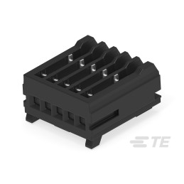 5 pcs - TE Connectivity MICRO CT Series Straight Cable Mount, IDC PCB Socket, 5-Contact, 1-Row, 1.2mm Pitch, IDC Termination