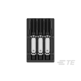 5 pcs - TE Connectivity MICRO CT Series Straight Cable Mount, IDC PCB Socket, 3-Contact, 1-Row, 1.2mm Pitch, IDC Termination