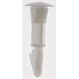 40 pcs - CRLCBSRE-6-01 , 9.5mm High Nylon PCB Support Pillar for 4mm PCB Hole, 12.7mm Base