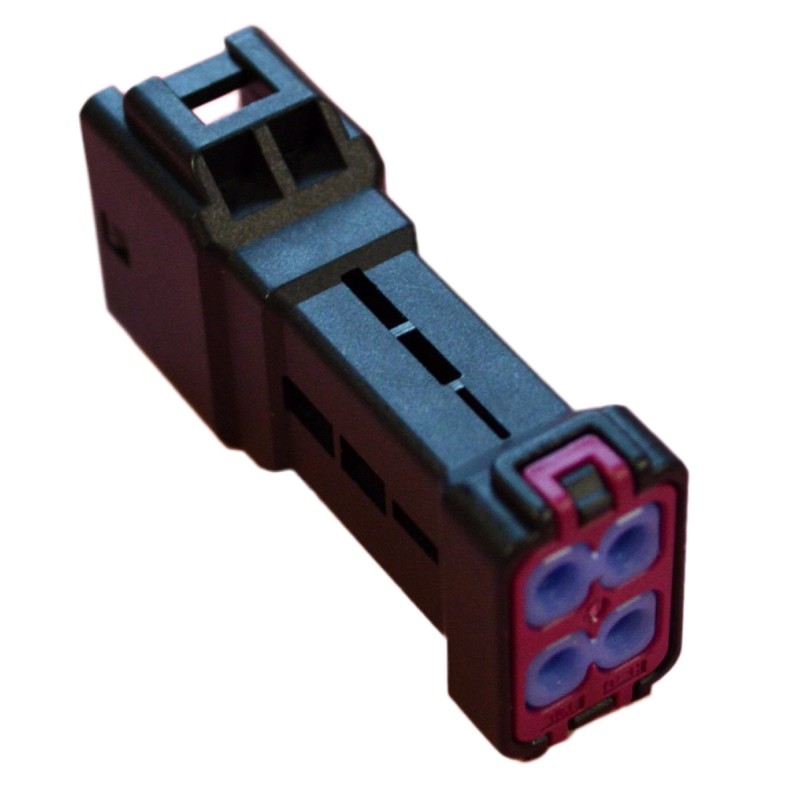 2 pcs - JST, JWPS Female Connector Housing, 4mm Pitch, 4 Way, 2 Row