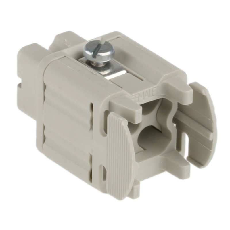 1 pcs - Epic Contact Heavy Duty Power Connector Insert, 10A, Female, H-A Series, 3 Contacts