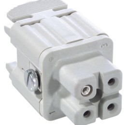 1 pcs - Epic Contact Heavy Duty Power Connector Insert, 10A, Female, H-A Series, 3 Contacts