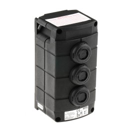 1 pcs - Bartec Push Button Control Station, Thermoplastic, IP66, IP67