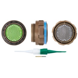 1 pcs - Souriau, 8D 128 Way Cable Mount MIL Spec Circular Connector Plug, Socket Contacts,Shell Size 25, Screw Coupling,