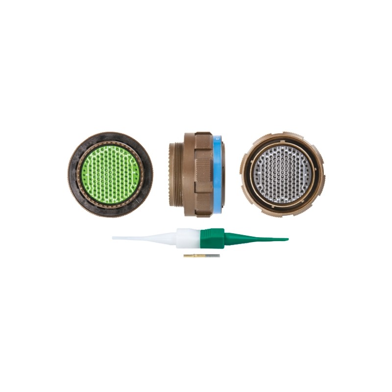 1 pcs - Souriau, 8D 128 Way Cable Mount MIL Spec Circular Connector Plug, Socket Contacts,Shell Size 25, Screw Coupling,