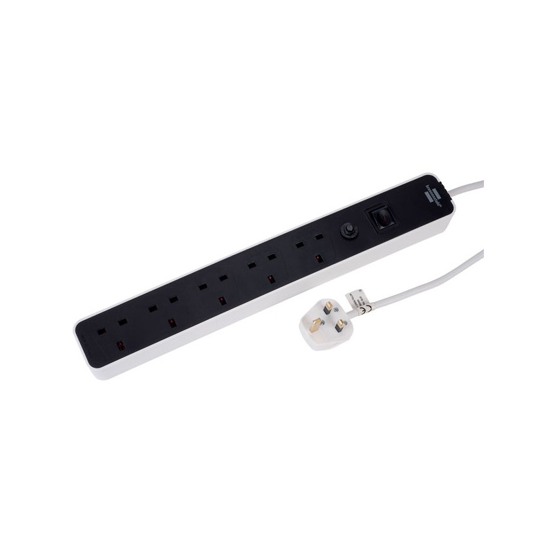 1 pcs - brennenstuhl 3m 5 Socket Type G - British Extension Lead