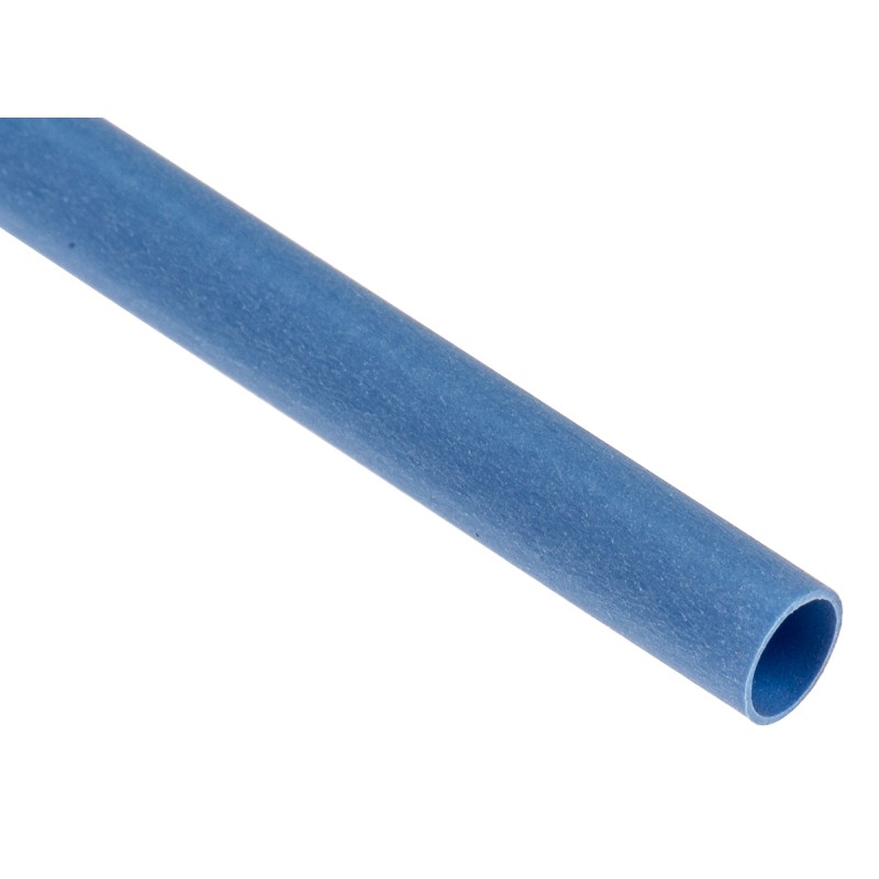 5 pcs - RS PRO Heat Shrink Tubing, Blue 3.2mm Sleeve Dia. x 1.2m Length 2:1 Ratio