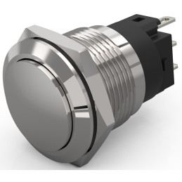 1 pcs - EAO 82 Series Push Button Switch, Latching, Panel Mount, 19mm Cutout, SPDT, 240V, IP65, IP67