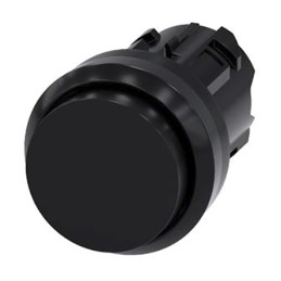 1 pcs - Siemens SIRIUS ACT Series Black Momentary Push Button Head, 22mm Cutout, IP66, IP67, IP69K
