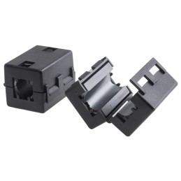 2 pcs - RS PRO Openable Ferrite Clamp, 25.5 x 33 x 23.5mm, For Computer Peripherals, Digital TV, Internal & External Power