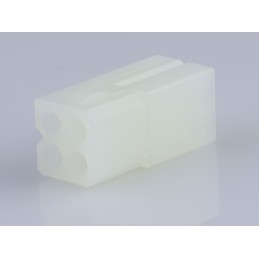 1 pcs - Molex, STANDARD .062' Female Connector Housing, 3.68mm Pitch, 4 Way, 2 Row