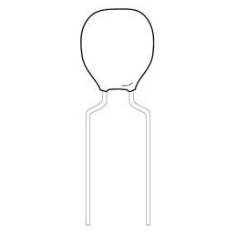 1 pcs : T368C476M020AS7303 - Tantalum Capacitors - Solid Leaded 47 uF 20% 20 VDC