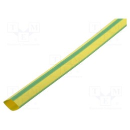 10 m : CB-HFT(2X) 4.8 - Heat shrink sleeve, glueless, 2: 1, 4.8mm, L: 1m, red, polyolefine