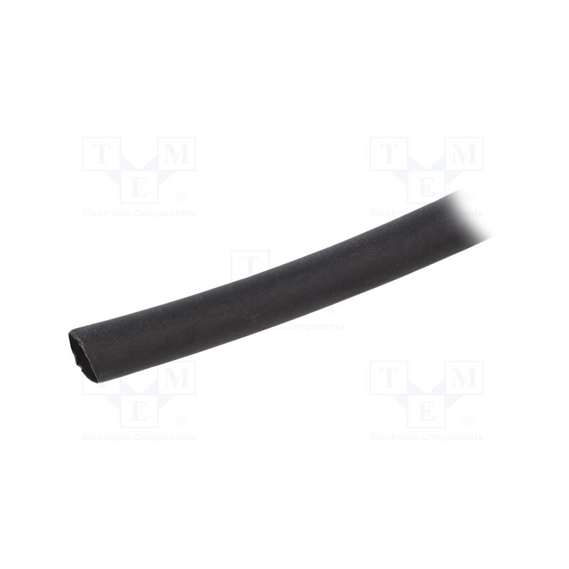 10 m : GBS064BNE - Heat shrink sleeve, glueless, 2: 1, 6.4mm, polyolefine, reel