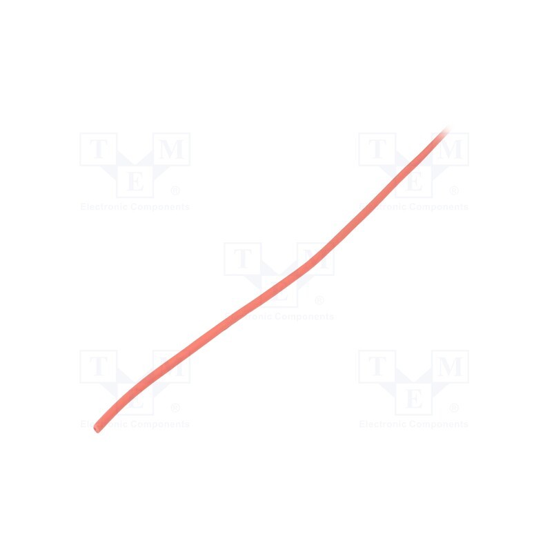 10 m : GTB 1206 R - Heat shrink sleeve, glueless, 2: 1, 1.2mm, red, polyolefine, reel