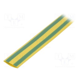 10 m : CB-HFT(2X) 12.7 - Heat shrink sleeve, glueless, 2: 1, 12.7mm, L: 1m, white, -55÷125°C