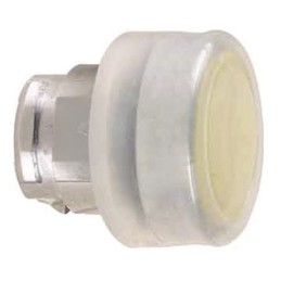 1 pcs - Schneider Electric Harmony XB4 Series Yellow Spring Return Push Button Head, 22mm Cutout, IP66, IP67