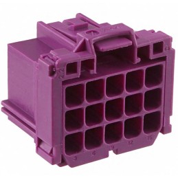 100 pcs - TE Connectivity, AMP MCP 2.8 Automotive Connector Socket 15 Way