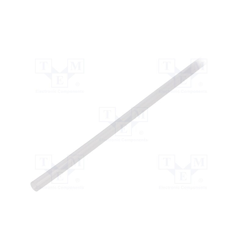 10 m : GTM 3216 TR - Heat shrink sleeve, glueless, 2: 1, 3.2mm, L: 1m, transparent