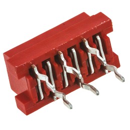 5 pcs - TE Connectivity Micro-MaTch Series Straight Through Hole Mount PCB Socket, 6-Contact, 2-Row, 2.54mm Pitch, Solder