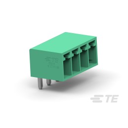 20 pcs - TE Connectivity 3.5mm Pitch 6 Way Right Angle Pluggable Terminal Block, Header, Through Hole, Solder Termination