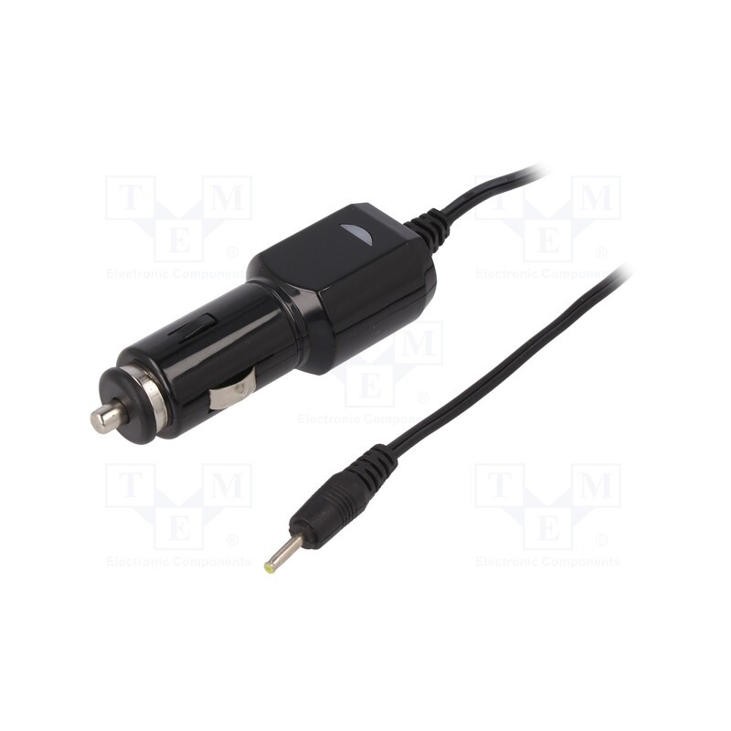 10 pcs : 7917.ŁAD SAM - USB power supply, 2,5/0,7, Sup.volt: 12÷24VDC, 9V/2.1A, black