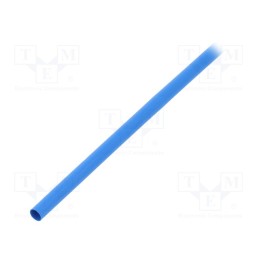 10 m : RNF-100-1/8-6-STK - Heat shrink sleeve, glueless,flexible, 2: 1, 3.2mm, L: 1.2m, blue